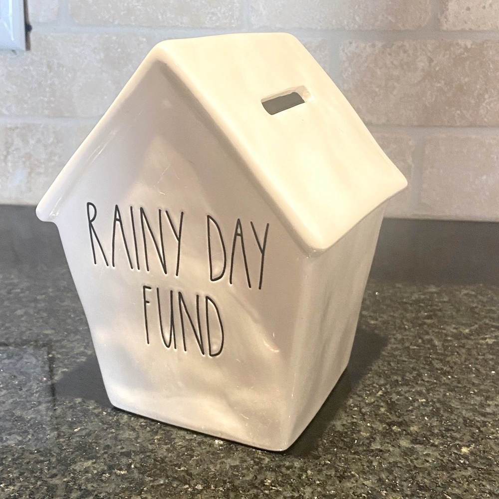 Rae Dunn Rainy Day Fund Birdhouse Bank